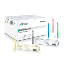 [MCK-16-1317] Biopsy Punch McKesson Argent™ Dermal Five 2 mm, Five 3 mm, Five 4 mm, Five 5 mm, and Five 6 mm