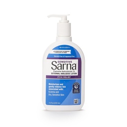 [EMH-30316023075] Anti-Itch Hand and Body Lotion Sarna® Sensitive 7.5 oz. Pump Bottle Unscented Lotion