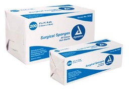 [DYX-3243] Gauze Sponge Dynarex® Gauze 12-Ply 4 X 4 Inch Square NonSterile