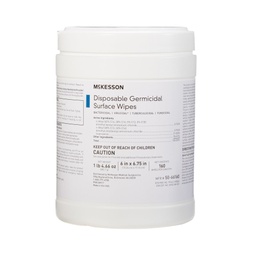 [MCK-50-66160] McKesson Surface Disinfectant Premoistened Manual Pull Wipe 160 Count Canister Alcohol Scent NonSterile