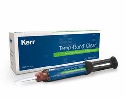 [KER-33351] TempBond Clear EXPORT PACKAGE. 1 - 6 g Syringe and 10 Mixing Tips