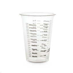 [MDL-NON03010BARZ] Disposable Graduated Plastic Drinking Cups, 10 oz. 50/Bag 1000/Case