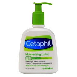 [GAL-30299024132] Hand and Body Moisturizer Cetaphil® 8 oz. Bottle Unscented Lotion