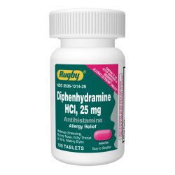 [MJR-00536121429] Diphenhydramine HCl 25 mg Tablet 100 Tablets