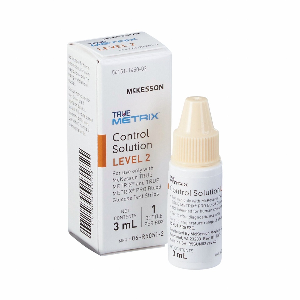 Blood Glucose Control Solution McKesson TRUE METRIX® Blood Glucose ...