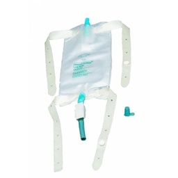 [BAR-150102] Urinary Leg Bag Bard® Dispoz-a-Bag® Anti-Reflux Valve Sterile 19 oz. Vinyl
