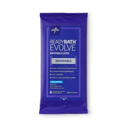[MDL-MSC095303] Rinse-Free Bath Wipe ReadyBath® Evolve Unscented Soft Pack 8 Count