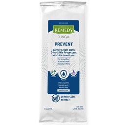 [MDL-MSC092508] Remedy Clinical Barrier Cream Cloth, 8 Cloths/Pack