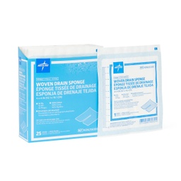 [MDL-NON255000] Trach Sponge Cotton Gauze 16-Ply, 4 x 4 Sterile