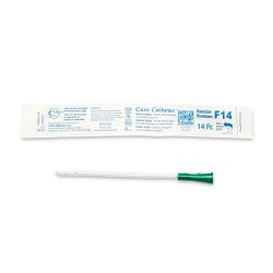 [CON-F14] Urethral Catheter Cure Catheter™ Straight Tip Uncoated PVC 14 Fr. 6 Inch
