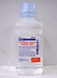 [BAX-2F7123] Irrigation Solution Sodium Chloride, Preservative Free 0.9% Not for Injection Bottle 500 mL