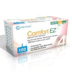 [SMP-32G4] Standard Insulin Pen Needle Comfort EZ™ 32 Gauge 4 mm Length NonSafety
