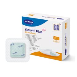 [HAR-413900] Super Absorbent Dressing Zetuvit® Plus Silicone Border Silicone Adhesive 3 X 3 Inch Square
