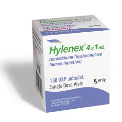 [HLZ-18657011704] Hylenex® Hyaluronidase, Human Recombinant, Preservative Free 150 Unit / mL Injection 1 mL