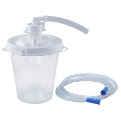 [DRV-7305D-633] Suction Canister Vacu-Aide® QSU 800 mL Float Valve Shut-Off Lid