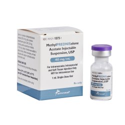 [AMN-70121157301] Methylprednisolone Acetate 40 mg / mL Injection 1 mL