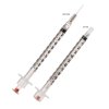 [RTT-10211] Safety Insulin Syringe with Needle VanishPoint® 1 mL 1/2 Inch 29 Gauge Retractable Safety Needle Regular Wall