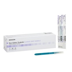 [MCK-16-63815] Scalpel McKesson No. 15 Stainless Steel / Plastic Classic Grip Handle Sterile Disposable