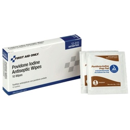 [ACM-12-015-004] PVP Prep Pad First Aid Only 10% Strength Povidone Iodine Individual Packet Medium NonSterile