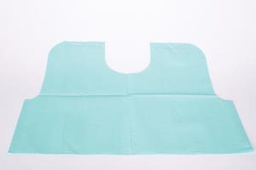 [TID-910501] Exam Cape Tidi® Teal One Size Fits Most Front / Back Opening Without Closure Unisex
