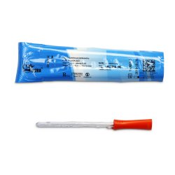 [CON-ULTRA16] Urethral Catheter Cure Ultra® Straight Tip Lubricated PVC 16 Fr. 6 Inch