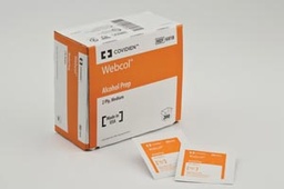 [CAR-6818-] Alcohol Prep Pad Webcol™ 70% Strength Isopropyl Alcohol Individual Packet Medium Sterile