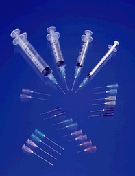 [EXE-26411] Hypodermic Needle, 22G x 1", 100/bx, 20 bx/cs
