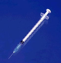 [EXE-26044] Tuberculin Syringe, 1cc with Needle, 25G x 5/8", Low Dead Space Plunger, Luer Slip, 100/bx, 10 bx/cs (46 cs/plt)