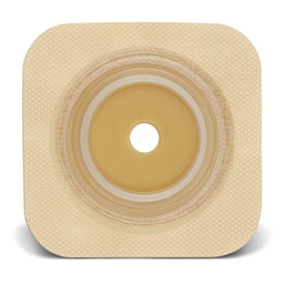 [CON-413155] Ostomy Barrier Sur-Fit Natura® Trim to Fit, Extended Wear Durahesive® Without Tape 45 mm Flange Hydrocolloid 1 to 1-1/4 Inch Opening 4 X 4 Inch