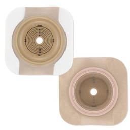 [HOL-11703] Ostomy Barrier New Image™ CeraPlus™ Trim to Fit, Extended Wear Adhesive Tape Borders 57 mm Flange Red Code System Up to 1-1/2 Inch Opening
