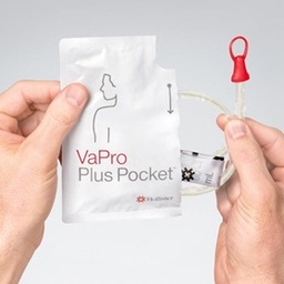 [HOL-71104-30] Urethral Catheter VaPro™ Plus Pocket® Straight Tip Hydrophilic Coated Phthalates-Free PVC 10 Fr. 16 Inch