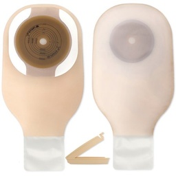 [HOL-8632] Colostomy Pouch Premier™ Flextend™ One-Piece System 12 Inch Length 1 Inch Stoma Drainable Flat, Pre-Cut