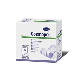 [HAR-900823] Adhesive Dressing Cosmopor® 6 X 6 Inch Nonwoven Square White Sterile